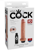King Cock 7" Squirting Dildo